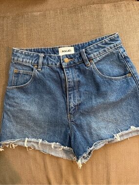 ROLLA'S Vintage Blue Cutoff Denim Shorts